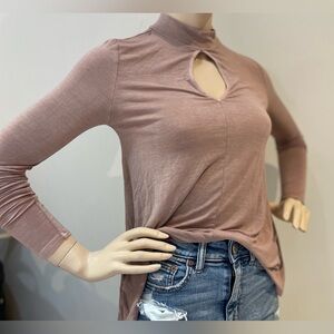 AMERICAN EAGLE | Soft & Sexy line | Dusty Rose  Mockneck Long Sleeve Size XS